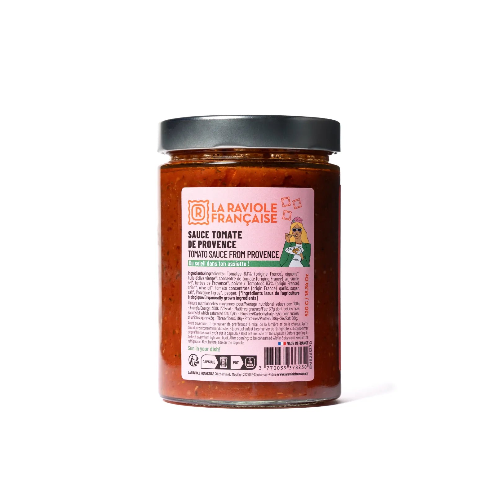 Sauce Tomate de Provence artisanale